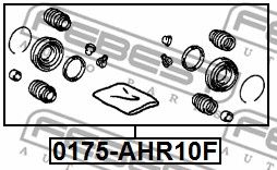 Ремкомплект суппорта тормозного переднего FEBEST 0175AHR10F