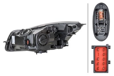 Блокфара правая HELLA 1ZT009631321
