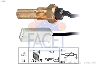 Датчик температуры FACET 73250