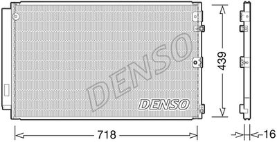 Радиатор кондиционера DENSO DCN51011