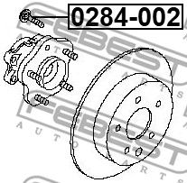 Шпилька колесная NISSAN 4322241B00