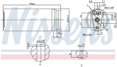 Осушитель кондиционера NISSENS 95063