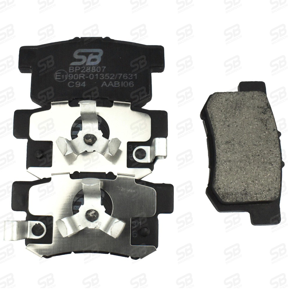 Колодки тормозные дисковые задние SB NAGAMOCHI BP28807