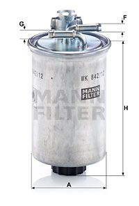 Фильтр топливный MANN-FILTER WK84212X