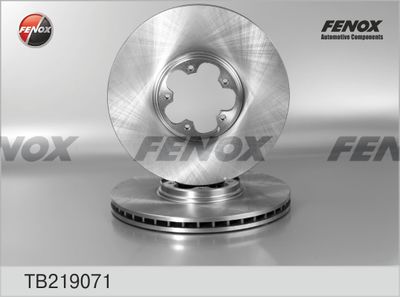 Диск тормозной передний вентилируемый FENOX TB219071