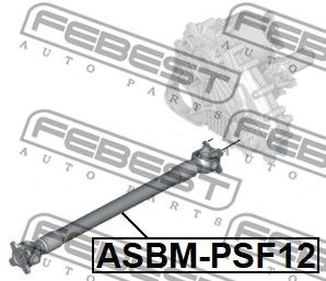 Карданный вал FEBEST ASBMPSF12