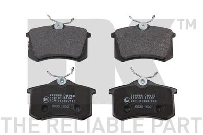 Колодки тормозные дисковые NK 229986