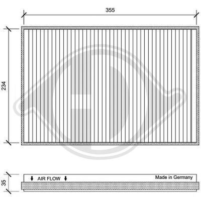 Фильтр салона Green Filter IF0151