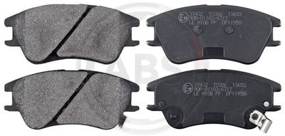 Колодки тормозные передние ABS 37432