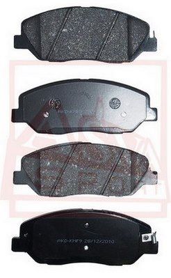 Колодки тормозные дисковые передние AKYOTO AKDKMF9