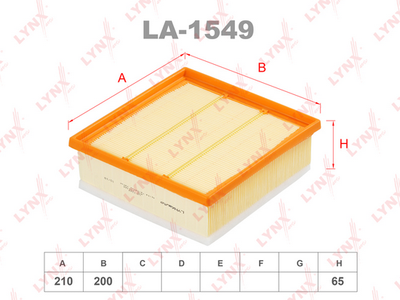 Фильтр воздушный LYNXauto LA1549