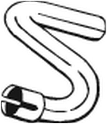 Труба выхлопная BOSAL 383945