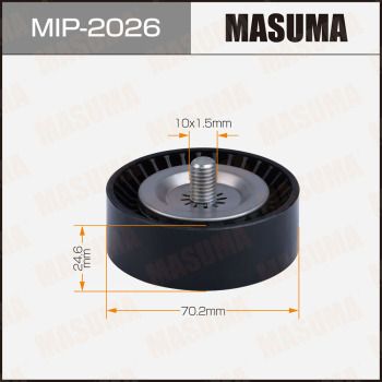 Ролик поликлинового ремня направляющий Masuma MIP2026