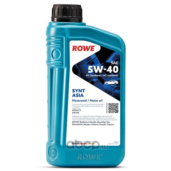 Масло моторное ROWE 20246001099