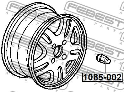 Гайка колесная GENERAL MOTORS 09594682