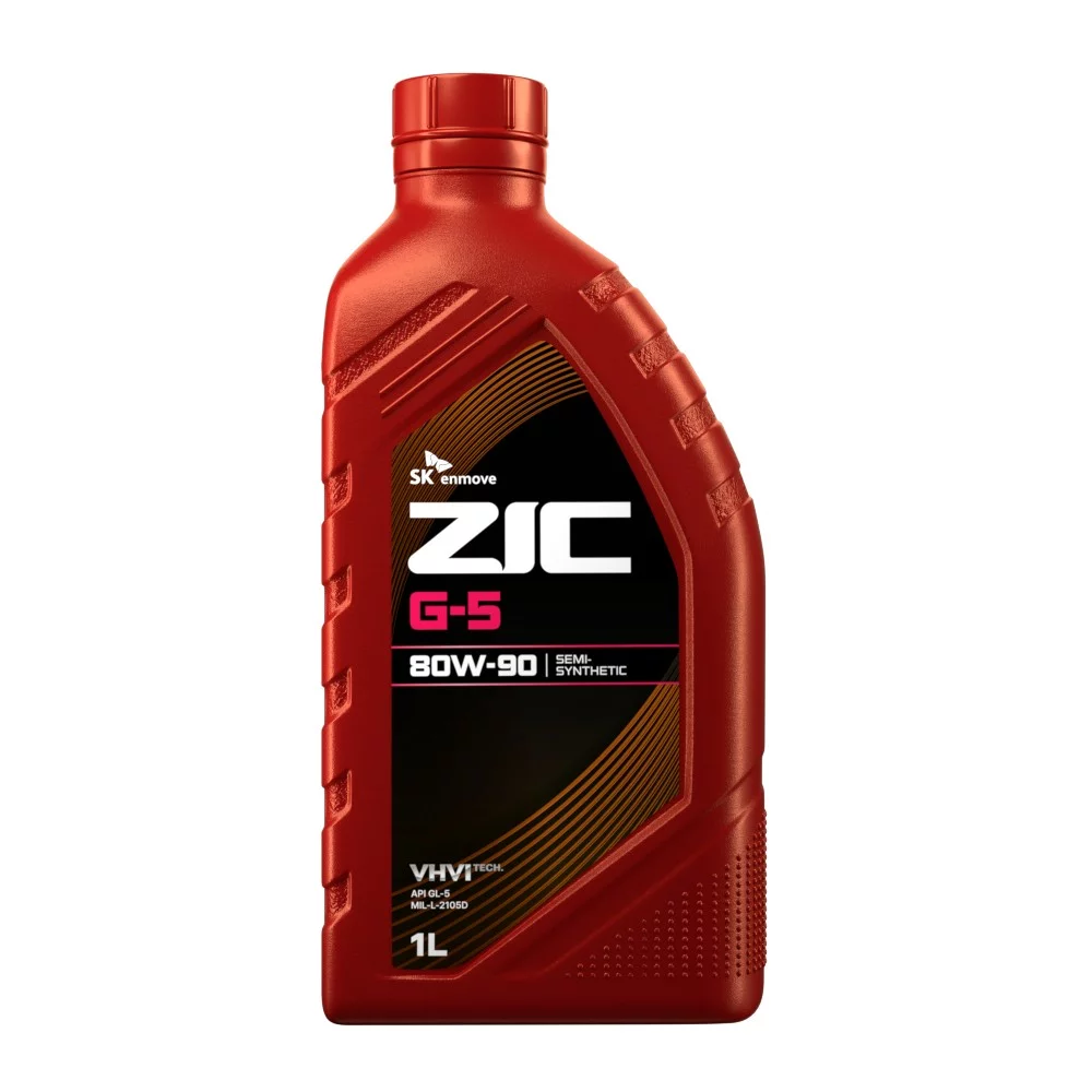 Масло трансмиссионное синтетическое SAE 80W-90 1л ZIC G-5 132633
