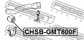Втулка стабилизатора GENERAL MOTORS 15128365