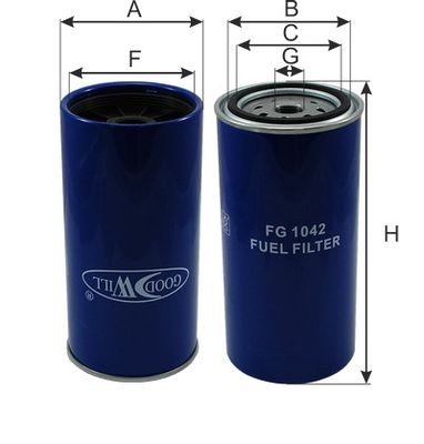Фильтр топливный GOODWILL FG1042