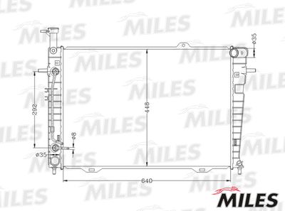 Радиатор Miles ACRB352