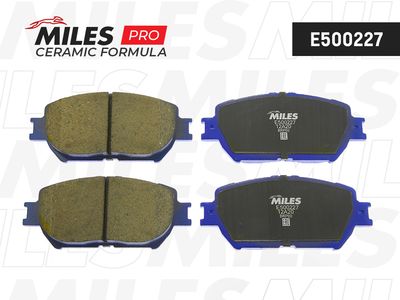 Колодки тормозные передние Miles E500227