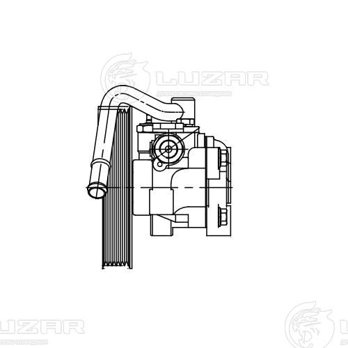 Насос ГУР LUZAR LPS0802