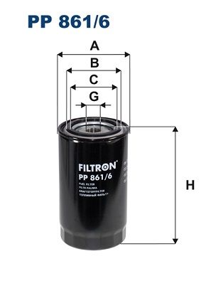 Фильтр топливный FILTRON PP8616