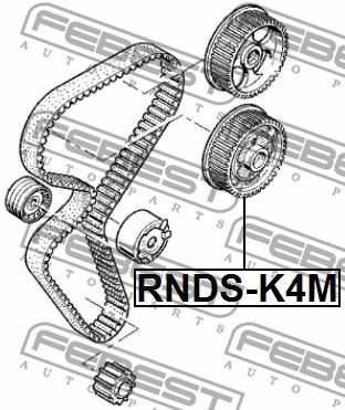 Шкив регулятора фазы газораспределения FEBEST RNDSK4M