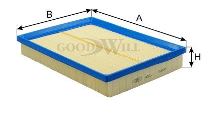 Фильтр воздушный BIG FILTER GB9785