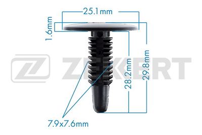 Клипса крепежная LEX WW11485