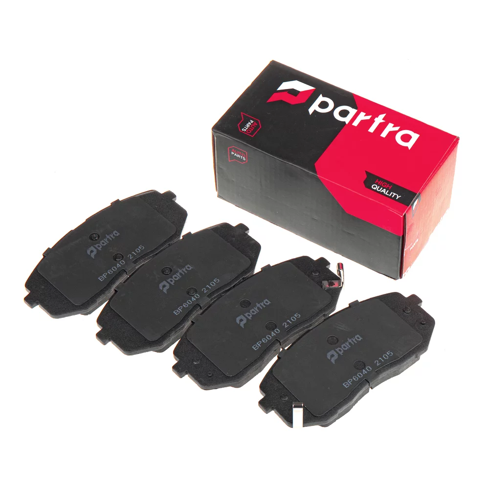 Колодки тормозные дисковые передние PARTRA BP6040
