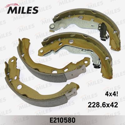 Колодки тормозные барабанные Miles E210580