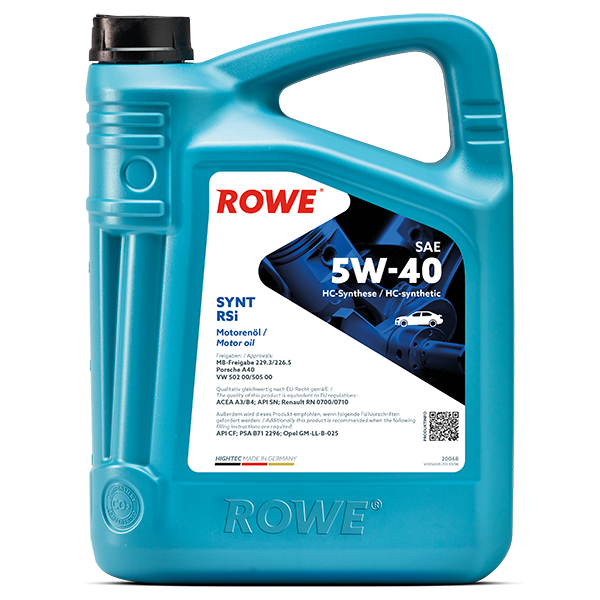 Масло моторное синтетическое ROWE 20068004099