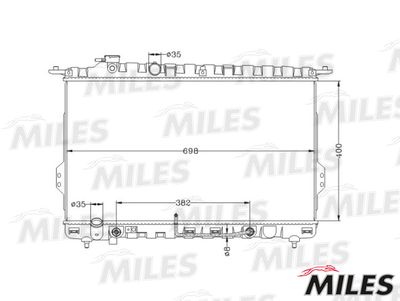 Радиатор Miles ACRB091