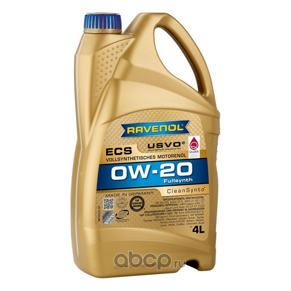Масло моторное синтетическое RAVENOL 1111102004