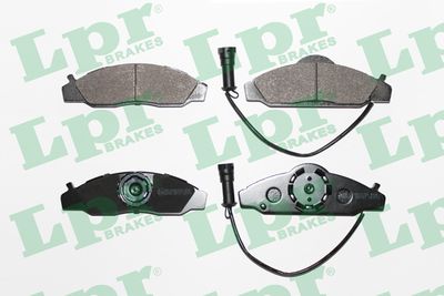 Колодки тормозные передние LPR 05P721
