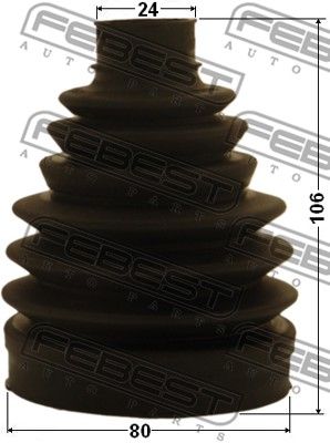 Пыльник ШРУС наружный комплект FEBEST 2017MAG
