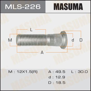 Шпилька колесная Masuma MLS226