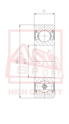 Подшипник NSK 6204DDUCM