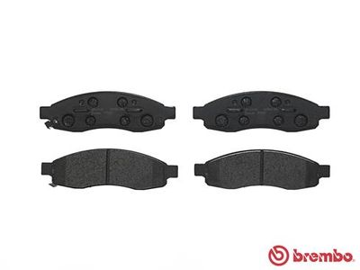Колодки тормозные дисковые передние BREMBO P58001