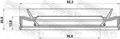 Сальник привода NISSAN 40227EA000