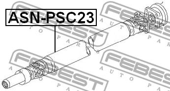 Карданный вал FEBEST ASNPSC23