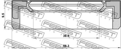 Сальник полуоси FEBEST 95BAS41581010X