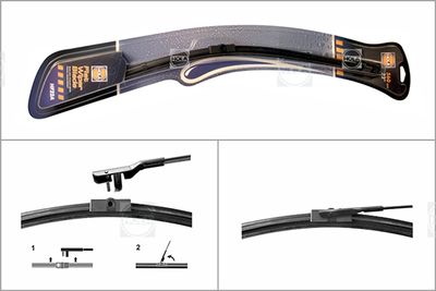 Щетка стеклоочистителя бескаркасная HOLA HF22A