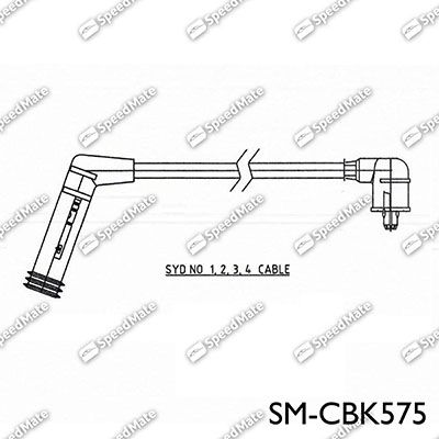 Провод высоковольтный SPEEDMATE SMCBK575