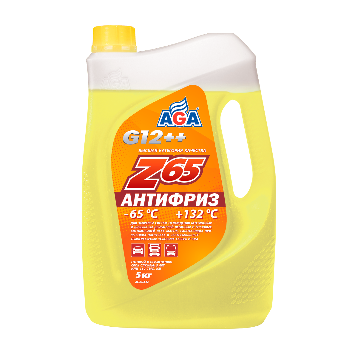 Антифриз желтый AGA AGA043Z