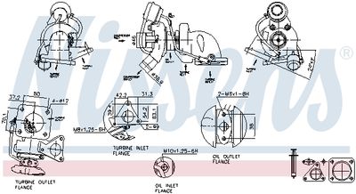 Турбокомпрессор NISSENS 93075