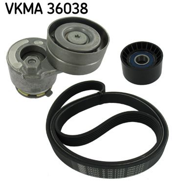 Комплект поликлинового ремня SKF VKMA36038