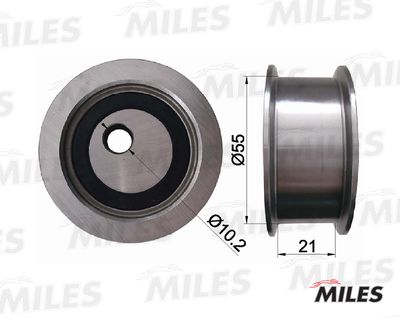 Ролик зубчатого ремня ГРМ натяжной Miles AG02048