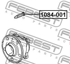 Шпилька ступицы GENERAL MOTORS 9595179