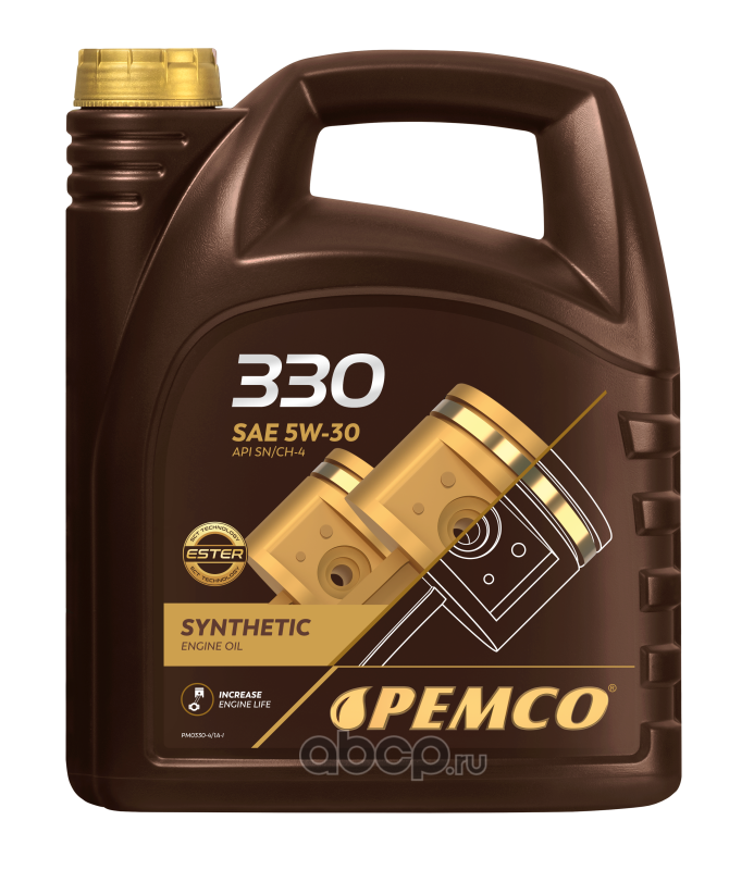 Масло моторное синтетическое PEMCO PM03304